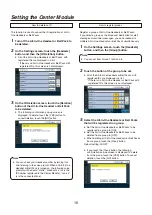 Preview for 16 page of Panasonic WX-CC411A Operating Instructions Manual