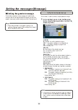 Preview for 30 page of Panasonic WX-CC411A Operating Instructions Manual