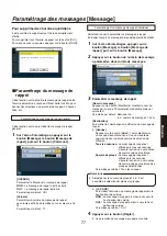 Preview for 77 page of Panasonic WX-CC411A Operating Instructions Manual