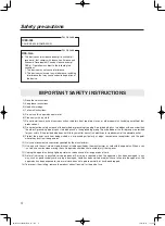 Preview for 4 page of Panasonic WX-CC411BP Operating Instructions Manual