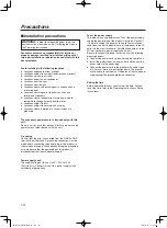 Preview for 14 page of Panasonic WX-CC411BP Operating Instructions Manual