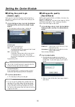 Preview for 15 page of Panasonic WX-CC412BP Operating Instructions Manual