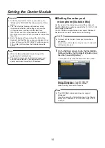 Preview for 16 page of Panasonic WX-CC412BP Operating Instructions Manual