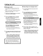 Preview for 15 page of Panasonic WX-CH450 Operating Instructions Manual