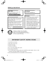 Preview for 4 page of Panasonic WX-CH455 Operating Instructions Manual