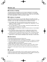 Preview for 8 page of Panasonic WX-CH455 Operating Instructions Manual