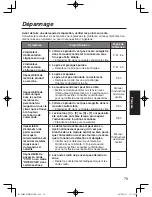 Preview for 79 page of Panasonic WX-CH455 Operating Instructions Manual