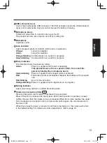 Preview for 13 page of Panasonic WX-CH457P Operating Instructions Manual