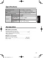 Preview for 41 page of Panasonic WX-CH457P Operating Instructions Manual