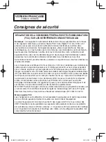 Preview for 43 page of Panasonic WX-CH457P Operating Instructions Manual