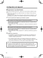 Preview for 74 page of Panasonic WX-CH457P Operating Instructions Manual