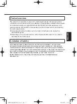 Preview for 5 page of Panasonic WX-SE200P Operating Instructions Manual