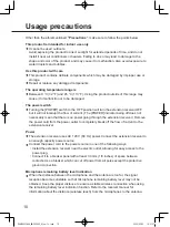 Preview for 10 page of Panasonic WX-SE200P Operating Instructions Manual