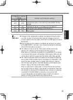 Preview for 39 page of Panasonic WX-SR202P Operating Instructions Manual