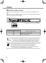 Preview for 42 page of Panasonic WX-SR202P Operating Instructions Manual