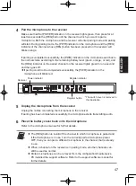 Preview for 47 page of Panasonic WX-SR202P Operating Instructions Manual