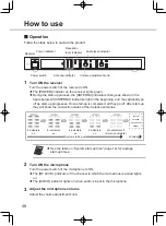 Preview for 48 page of Panasonic WX-SR202P Operating Instructions Manual