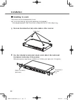 Preview for 24 page of Panasonic WX-SR204 Operating Instructions Manual