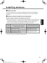 Preview for 33 page of Panasonic WX-SR204 Operating Instructions Manual