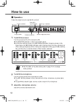 Preview for 52 page of Panasonic WX-SR204 Operating Instructions Manual