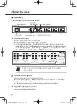 Предварительный просмотр 52 страницы Panasonic WX-SR204 Operating Instructions Manual