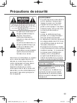 Preview for 63 page of Panasonic WX-SR204 Operating Instructions Manual