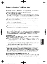 Preview for 75 page of Panasonic WX-SR204 Operating Instructions Manual