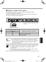 Предварительный просмотр 107 страницы Panasonic WX-SR204 Operating Instructions Manual