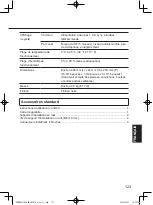 Preview for 123 page of Panasonic WX-SR204 Operating Instructions Manual