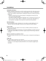 Preview for 84 page of Panasonic WX-SR204P Operating Instructions Manual