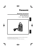 Panasonic WX-ST400P Operating Instructions Manual preview