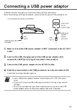 Предварительный просмотр 21 страницы Panasonic WX-ST600P Operating Instructions Manual