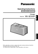 Panasonic WX-SZ200P Operating Instructions Manual preview