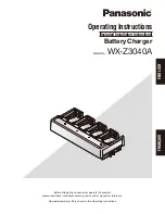 Preview for 1 page of Panasonic WX-Z3040A Operating Instructions Manual