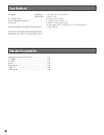 Preview for 10 page of Panasonic WX-Z3040A Operating Instructions Manual