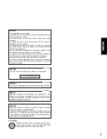 Предварительный просмотр 3 страницы Panasonic WXC3010 - CENTER MODULE - MULTI LANGUAGE Operating Instructions Manual