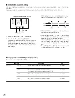 Предварительный просмотр 26 страницы Panasonic WXC3010 - CENTER MODULE - MULTI LANGUAGE Operating Instructions Manual