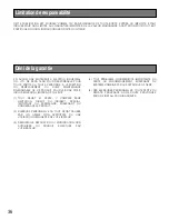 Preview for 36 page of Panasonic WXC3010 - CENTER MODULE - MULTI LANGUAGE Operating Instructions Manual