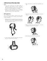 Предварительный просмотр 6 страницы Panasonic WXCH2050 - WIRELESS ORDER TAKER Operating Instructions Manual