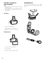 Preview for 8 page of Panasonic WXCH2050 - WIRELESS ORDER TAKER Operating Instructions Manual