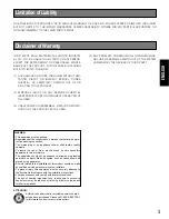 Предварительный просмотр 3 страницы Panasonic WXH3050 - ALL IN ONE HEADSET Operating Instructions Manual