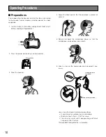 Предварительный просмотр 10 страницы Panasonic WXH3050 - ALL IN ONE HEADSET Operating Instructions Manual