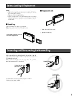 Preview for 9 page of Panasonic WXT3020 - ORDER TAKER - MULTI LANGUAGE Operating Instructions Manual