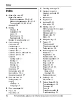 Предварительный просмотр 62 страницы Panasonic X-TG5634 Operating Instructions Manual