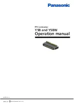 Panasonic Y5B Operation Manual preview