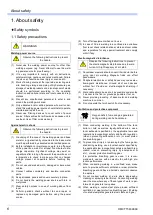 Предварительный просмотр 6 страницы Panasonic YC-300BP2YAF Operating Instructions Manual