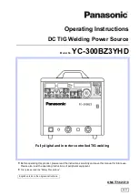 Panasonic YC-300BZ3YHD Operating Instructions Manual preview