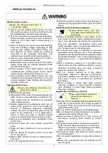 Предварительный просмотр 5 страницы Panasonic YC-315TX Operating Instructions Manual