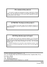 Preview for 40 page of Panasonic YC-400TX4 Operating Instructions Manual