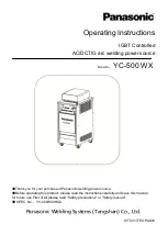 Preview for 1 page of Panasonic YC-500WX Operating Instructions Manual